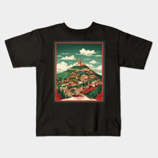 Cholula Puebla Mexico Tourism Travel Vintage Kids T-Shirt